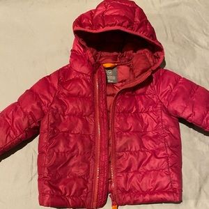 12-18m Pink bubble coat